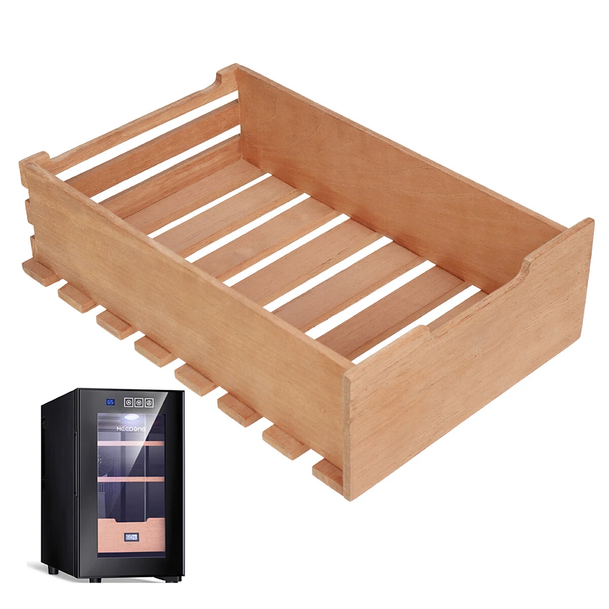 Bild von NEEDONE Cigar Cooler Drawer Shelf Spanish Cedar Wood For 23L Cooler Humidor