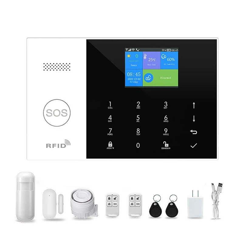 Bild von PGST PG-105 Tuya Smart GSM Wifi Alarm System for Home Wireless Security Alarm House Smart Life App Control Work with Ale