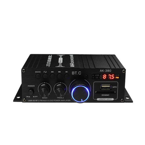 Bild von 12V 40W+40W AK380 Bluetooth Car Home Power Amplifier HiFi Audio Stereo Amp