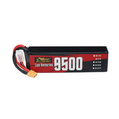 Bild von ZOP Power 3S 11.1V 9500mAh 65C LiPo Battery für RC-Fahrzeuge