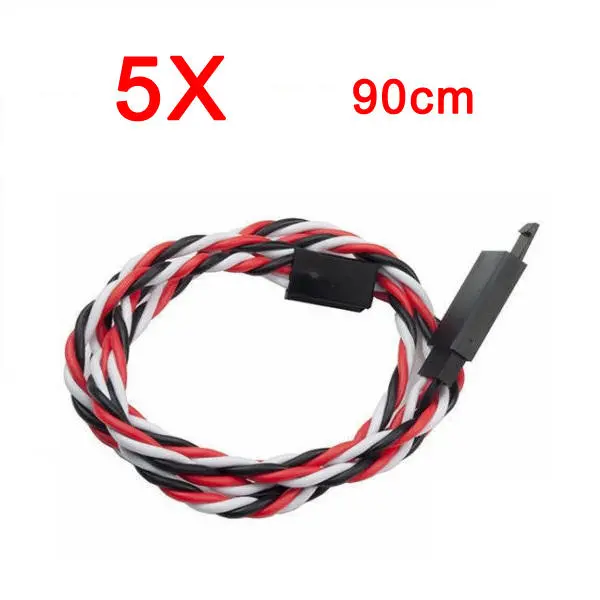 Bild von 5X Amass 60 Core 90cm Anti-off Servo Extension Wire Cable For Futaba