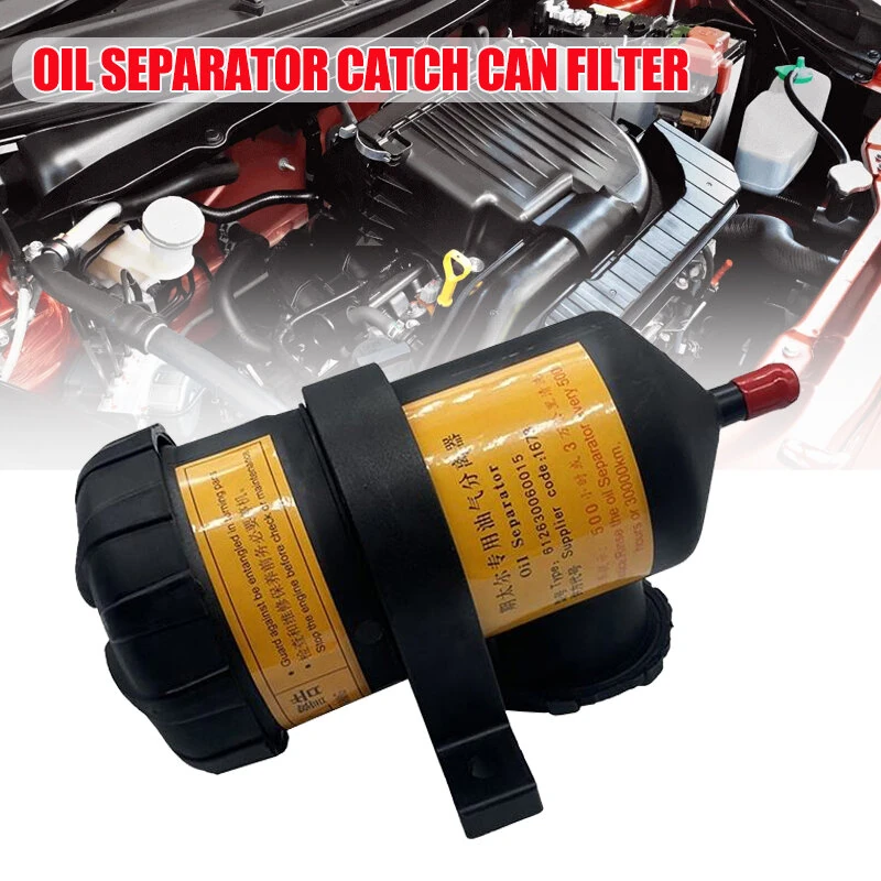 Bild von Universal Oil Separator Catch Can Filter Engine Air Filter Oil Gas Separator Filter