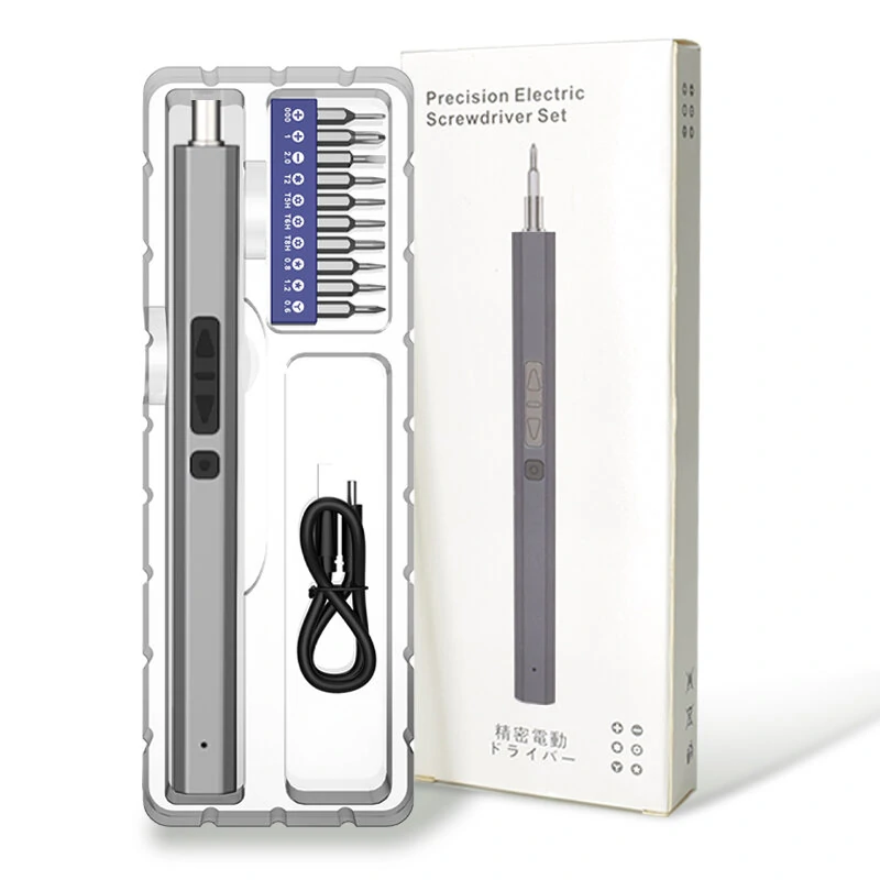 Bild von 11 In 1 Precision Electric Screwdriver Set Type-C Fast Charging Screwdriver Set with LED Light Phone Repair Electric Too