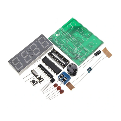 Bild von 3Pcs C51 4 Bits Electronic Clock Electronic Production Suite DIY Kits