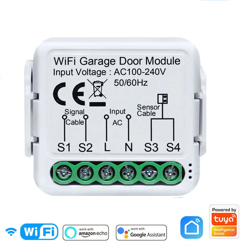 Bild von Tuya Smart WiFi Garage Door Sensors Opener Controller 100V-240V Voice Remote Control Switch support Alexa Google Home Sm