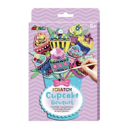 Bild von Avenir Kratzbilder Cupcakestrauss
