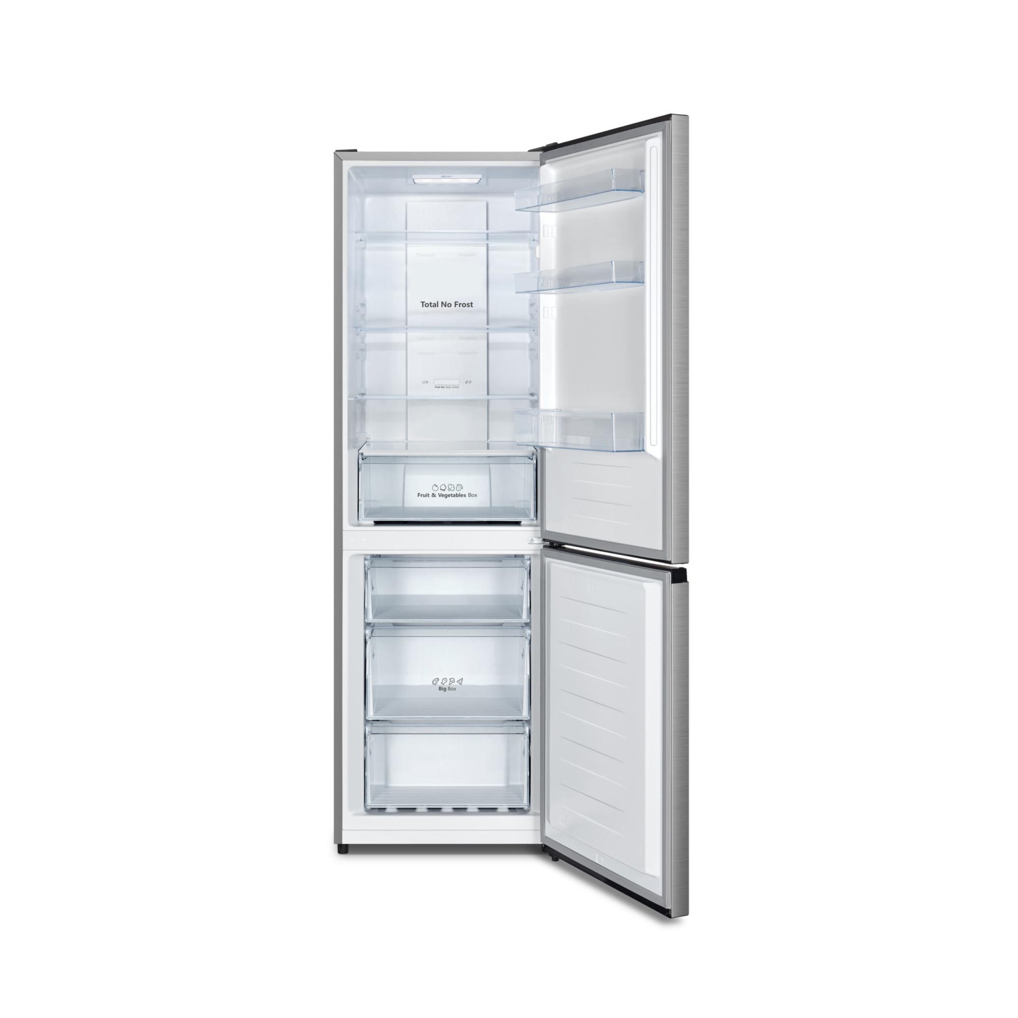 Bild von Hisense RB390N4BCC Kühl- Gefrierkombination Total No Frost, Inox, C-Klasse, 185 cm hoch