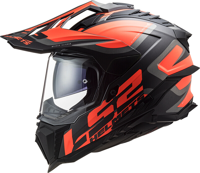 Bild von LS2 MX701 Explorer Alter Matt Motocross Helm, schwarz-orange, Größe XL für Männer