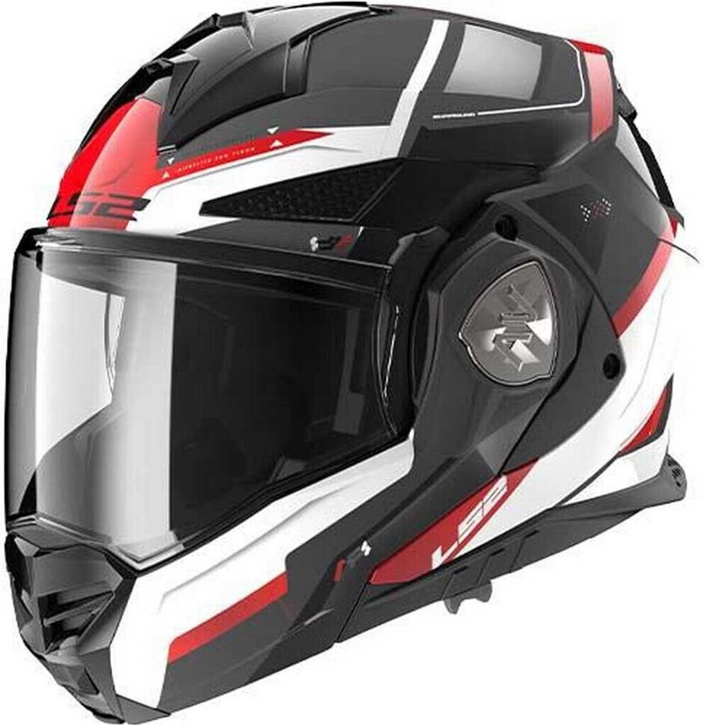 Bild von LS2 FF901 Advant X Spectrum Klapphelm, schwarz-weiss-rot, Größe 3XL für Männer