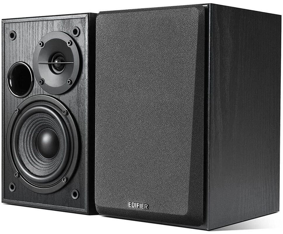 Bild von Edifier® R1100 Kompaktes Regallautsprechersystem Regal-Lautsprecher 2.0 (42 W, Schwarz)