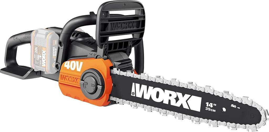 Bild von WORX WG384E.9 Akku-Kettensäge 40V Max - Profi Motorsäge mit bürstenlosem Motor - Baumpflege ohne Kabel - PowerShare kompatibel -ohne Akku & Ladegerät