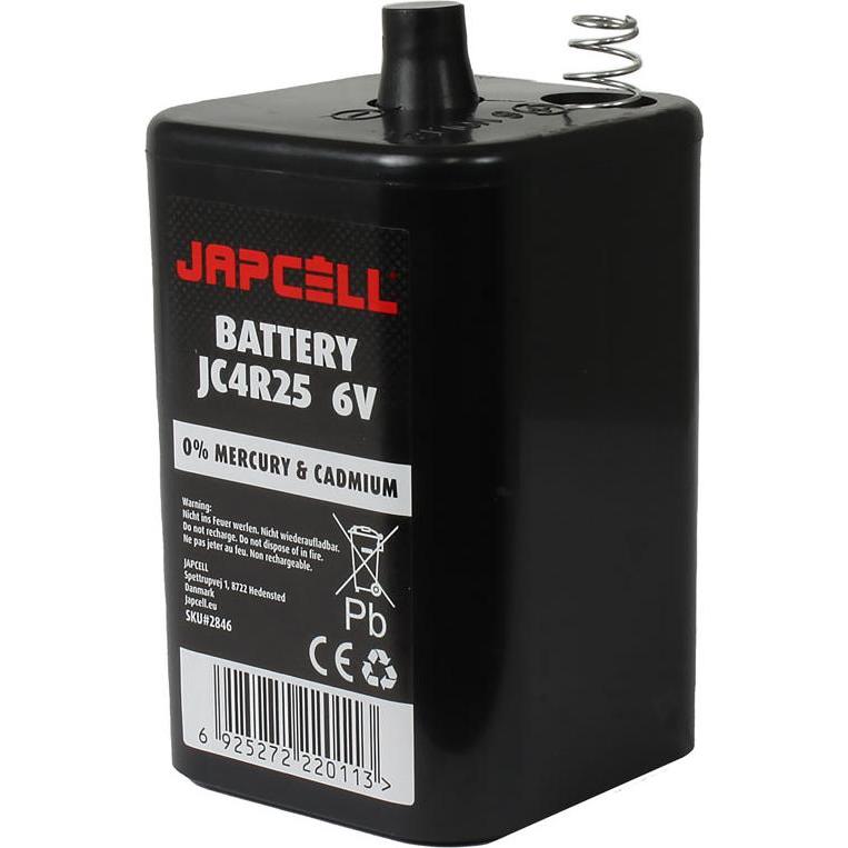 Bild von Japcell tørbatteri med fjeder 6 V, 4R25, 1 stk. (1 Stk., 4R25), Batterien + Akkus
