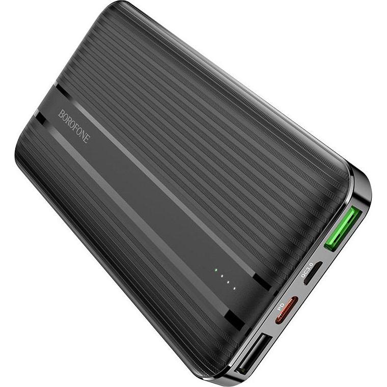 Bild von Borofone External battery Power Bank Borofone BJ9 Type-C PD + Quick Charge 3.0 (3A) 10000mAh black (10000 mAh), Powerbank, Schwarz