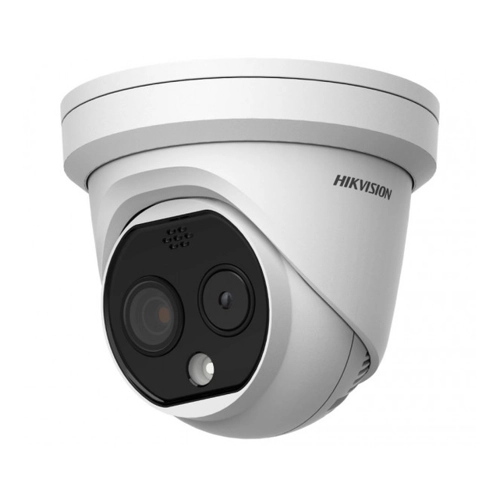 Bild von Hikvision DS-2TD1228-7/QA Thermal und optische Bi-Spektral IP Turret Kamera 6,9mm Brennweite
