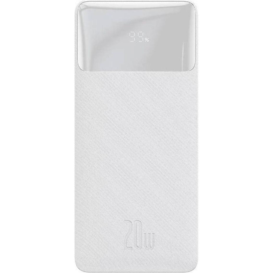 Bild von Baseus Powerbank Bipow 10000mAh, 20W (white) (10000 mAh, 20 W, 20 Wh), Powerbank, Weiss