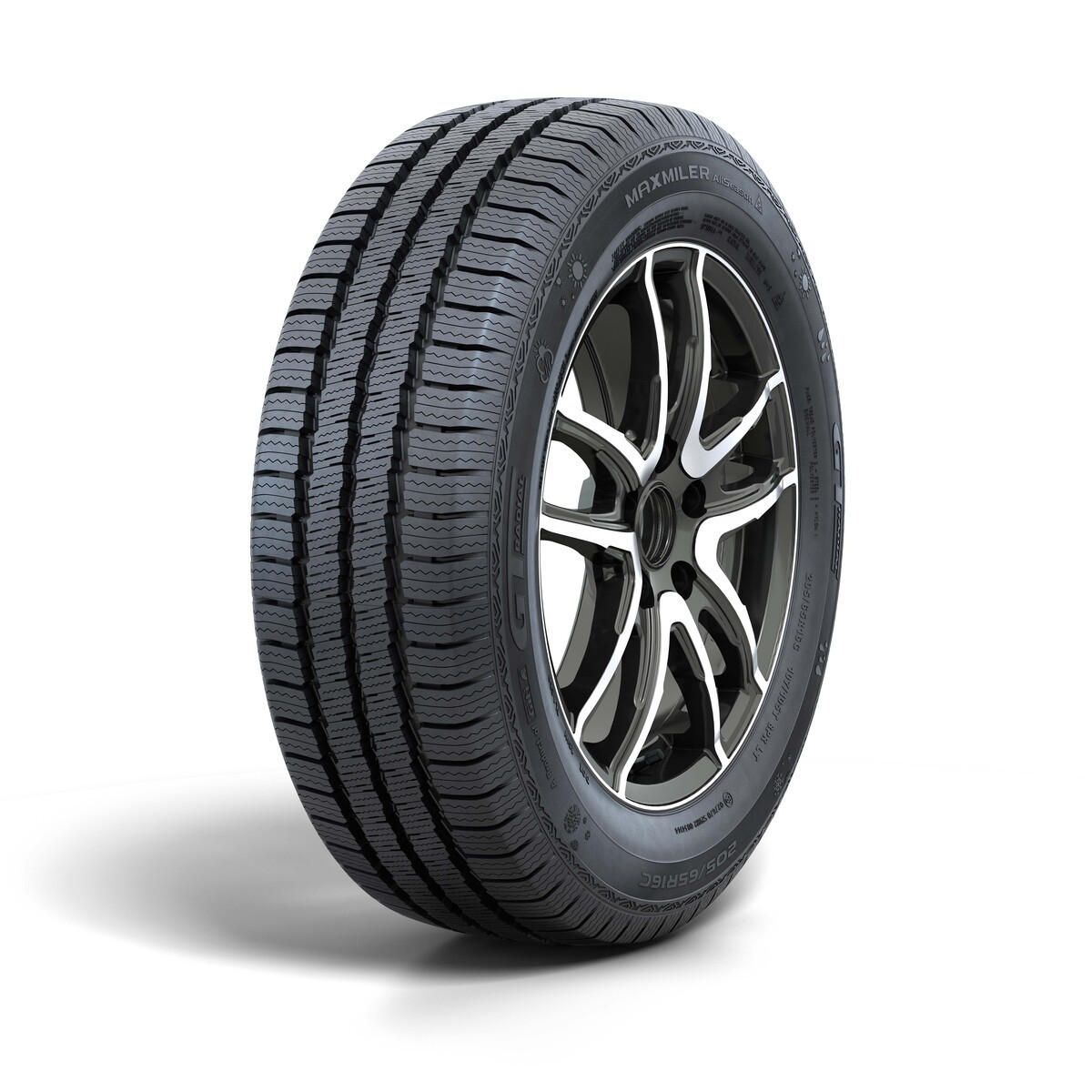 Bild von GT Radial MAXMILER ALLSEASON2 C M+S 3PMSF TL 215/75 R16 116/114R PKW Ganzjahresreifen Reifen 100A4810
