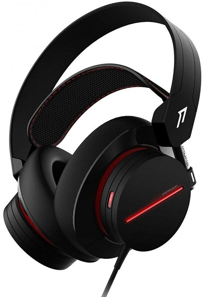 Bild von 1More H1007 Spearhead Gaming Headset Over-Ear mit Kabel (7.1-Surround-Sound, 54 mm-Treiber, Dual Mikrofon) für PC, Xbox, PS4, Mobilgeräte Schwarz