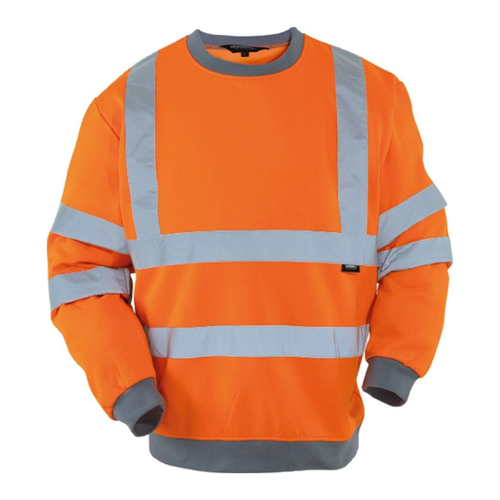 Bild von Warnschutz-Sweatshirt für Herren in Orange