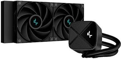 Bild von Deepcool LS520S Zero Dark 240mm all black Water Cooler 2x FC120 120mm PWM High Performance - AMD Sockel AM4 (Ryzen) - AMD Sockel AM5 (Ryzen Zen4) - Intel Sockel 2066 (Kaby Lake X) (R-LS520-BKNNMM-G-1)