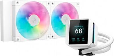 Bild von DeepCool MYSTIQUE 240 WHITE LIQUID REF HEATSINK (R-LX240-WHDSNMCP-G-1)