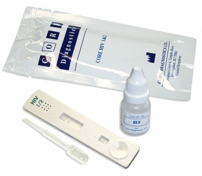 Bild von möLab RightSign HIV Schnelltest, HIV Test, Aids Test, für Vollblut, Serum + Plasma
