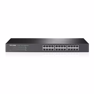 Bild von TP-Link TL-SF1024 24x Port Switch Unmanaged 19-Zoll-Stahlgehäuse