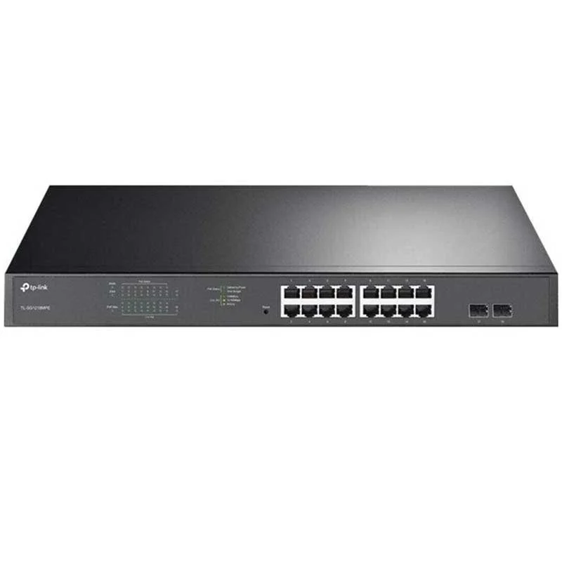 Bild von TP-Link Easy- Smart TL-SG1218MPE16-Port-Gigabit-PoE+-Switch mit 2 SFP-Slots