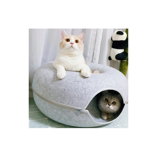 Bild von YI Tierbett Katzenhöhle Katzentunnel - Multifunktionale Entspannung für Ihre Katze