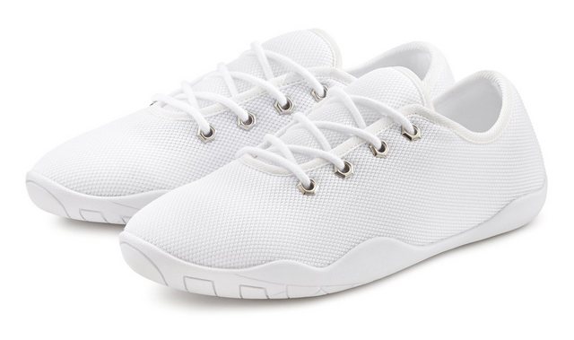 Bild von LASCANA Sneaker mit ultraflache Sohle, superleicht, Schnürhalbschuhe, Unisex VEGAN