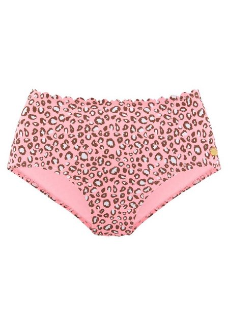 Bild von LASCANA Highwaist-Bikini-Hose »Mae«, softe Microfaser, Mix-Kini