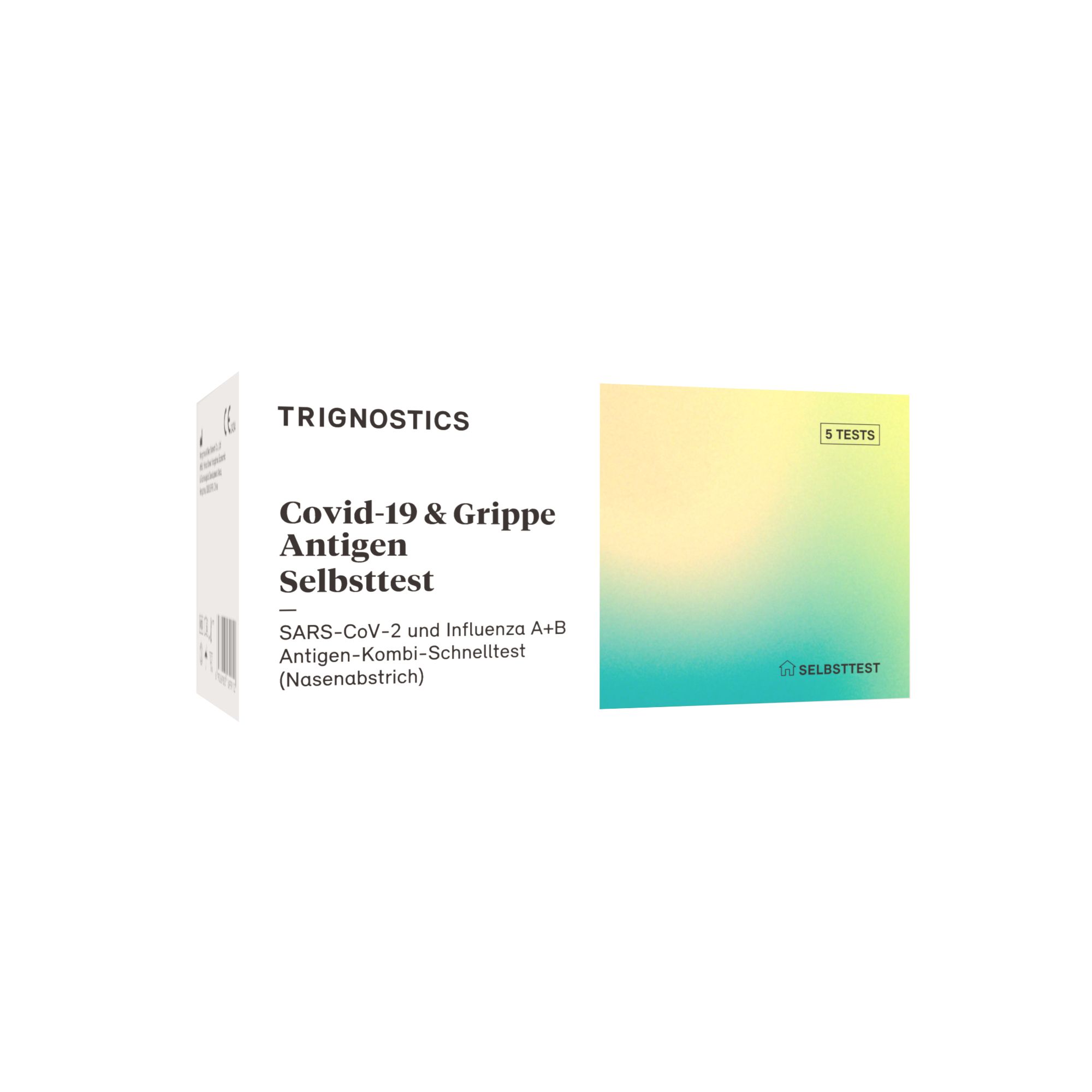 Bild von TRIGNOSTICS Covid-19 & Influenza A+B Antigen Selbsttest