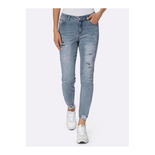 Bild von Bequeme Jeans im modischen Destroyed-Look