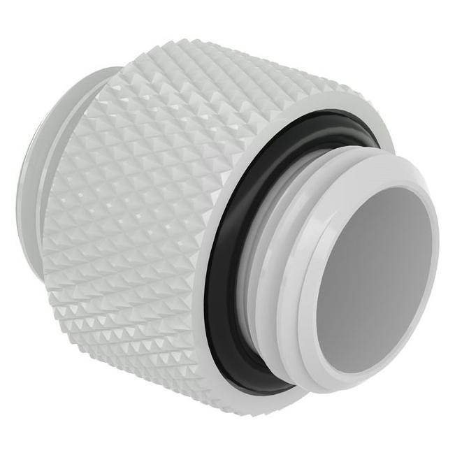 Bild von Barrow Adapter gerade G1/4 Zoll AG auf G1/4 Zoll AG, 10mm - weiss, Wasserkühlung Anschluss, Weiss