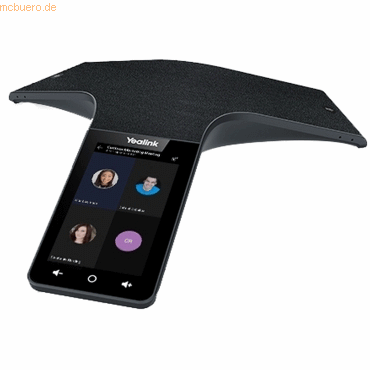 Bild von Yealink CP965 - VoIP-Konferenztelefon - mit Bluetooth-Schnittstelle - IEEE 802,11a/b/g/n (Wi-Fi) / Bluetooth 4,2 - 10-Wege Anruffunktion - SIP, SIP v2, SRTP - Schwarz (CP965-TEAMS)