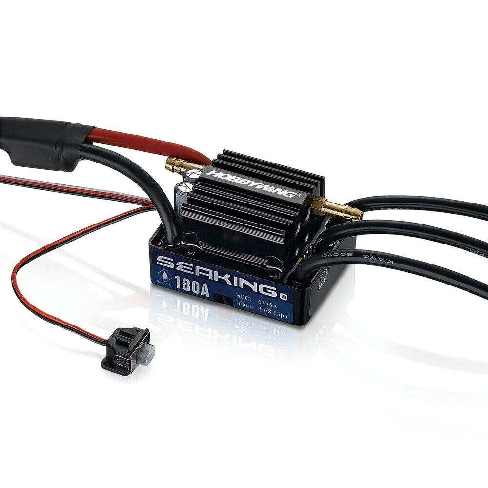 Bild von Hobbywing Modellbausatz Seaking 180A Bootsregler V3 2-6s, 5A BEC HW-30302401