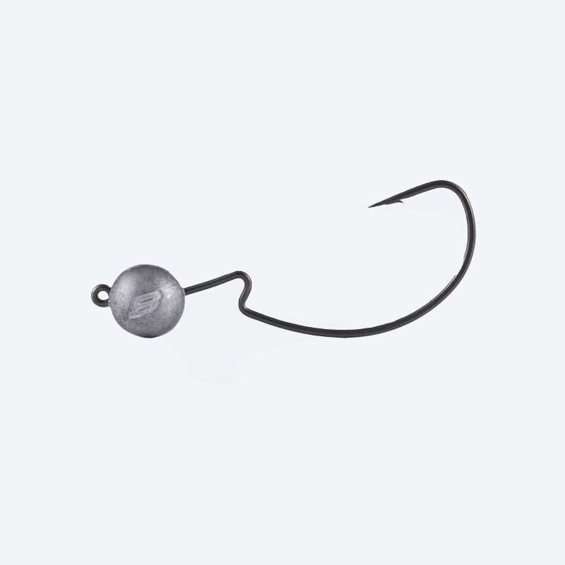 Bild von BKK Offset-Haken, BKK Silent Chaser-1X-EWG Round Head 2/0# 10,5g Jig-Offsethaken