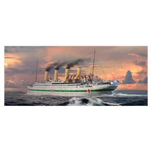 Bild von Bausatz für das Modellschiff 'Britanic' von HobbyBoss