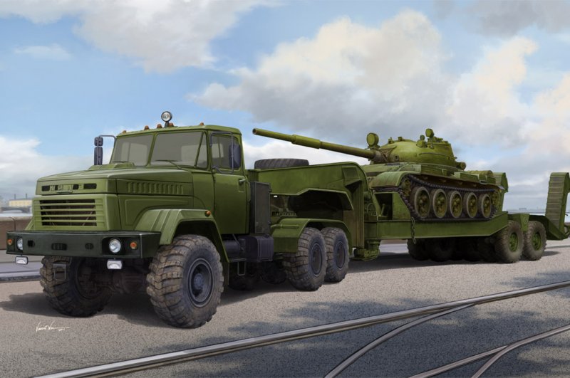 Bild von Ukraine KrAZ-6446 Tractor & MAZ/ChMZAP- 5247G Semitrailer