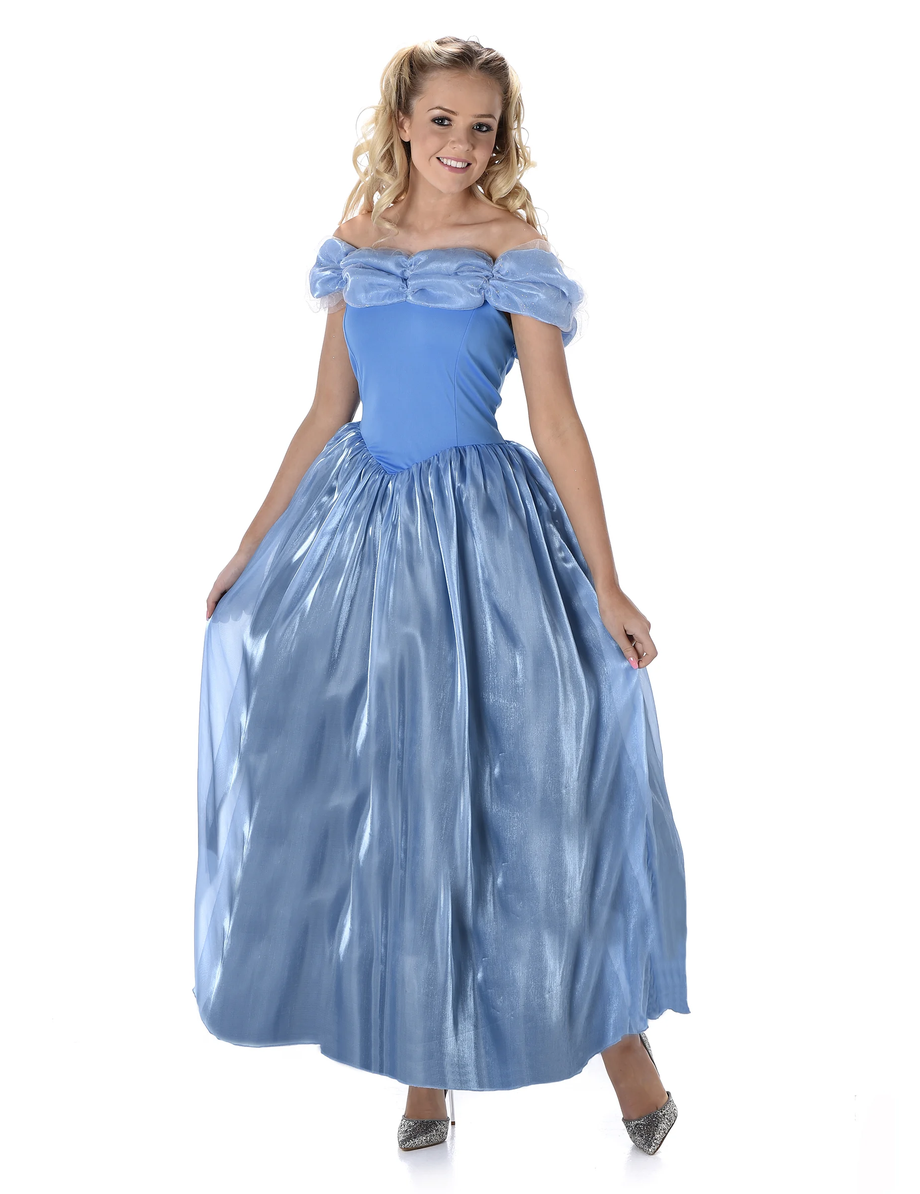 Bild von Märchen-Prinzessin Damenkostüm hellblau