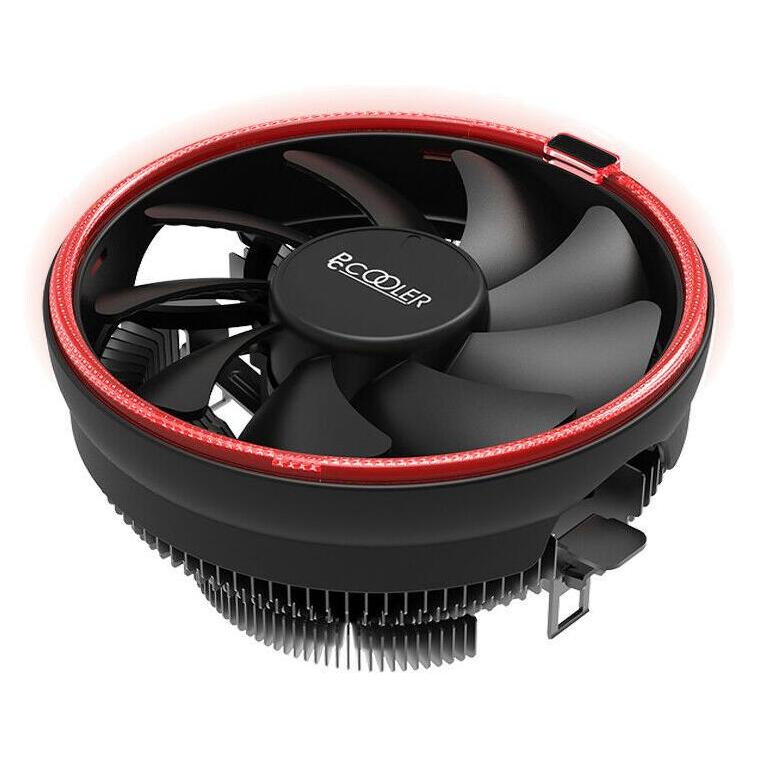 Bild von Pccooler E126MR Corona Rot (70 mm), CPU Kühler, Schwarz, Rot
