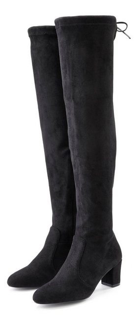 Bild von LASCANA Overkneestiefel, Slouchy Boots,Langschaft Stiefel,Schlupf-Boot, weiches Stretchmaterial