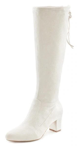 Bild von LASCANA Schlupfstiefel, Schlupfboots, Slouchy Boots, Slip-On, Stretch & Blockabsatz