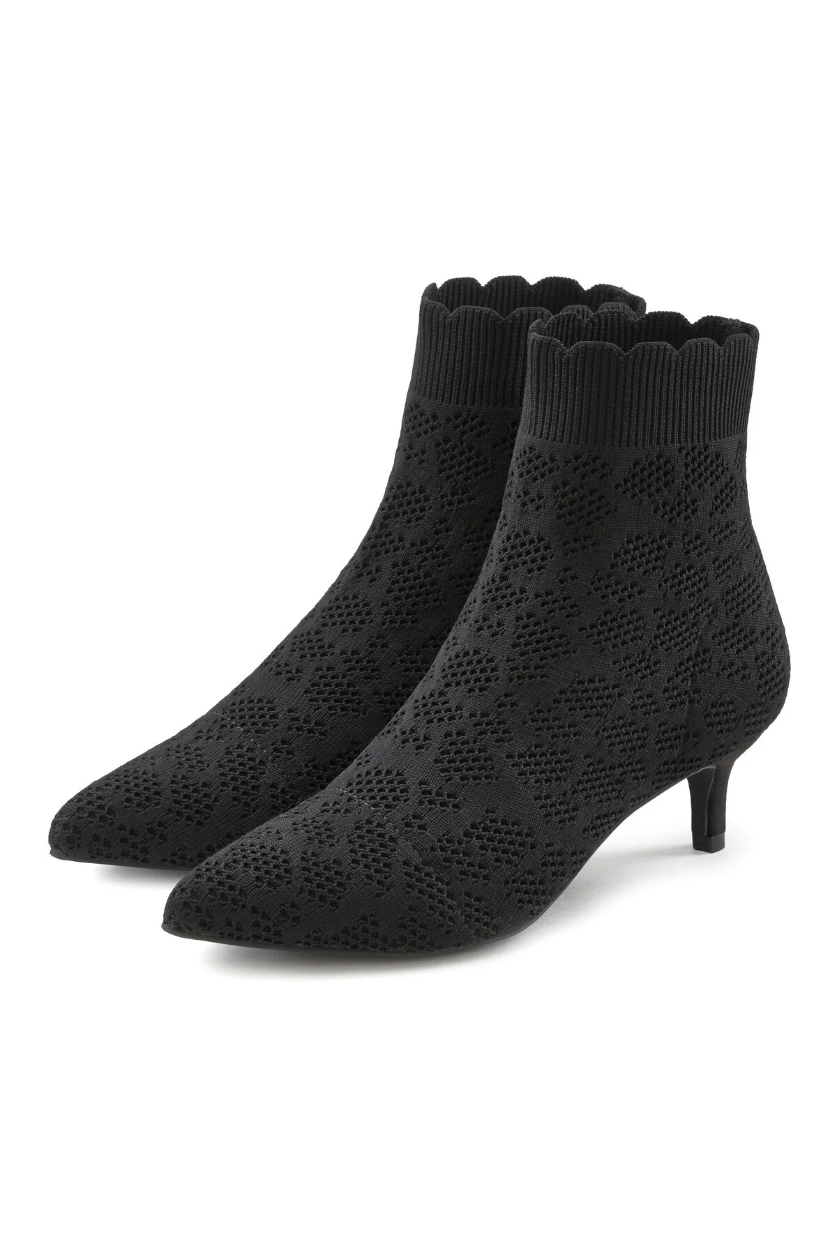 Bild von LASCANA Ankleboots »Sock Boot,«, High Heel Stiefelette, Stiefel, kleiner Absatz & elastischer Spitze
