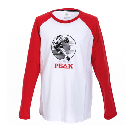 Bild von PEAK Tony Parker Langarmshirt für Kinder – Rot