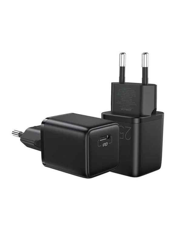 Bild von Joyroom Mini Fast Charger USB-C, PD, 25W - Black (25 W), USB Ladegerät, Schwarz