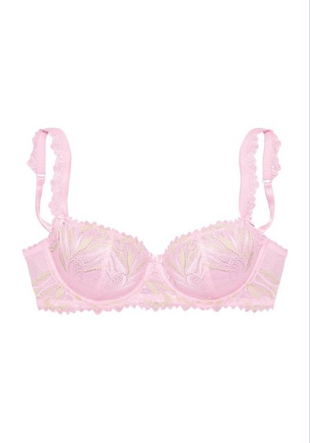 Bild von LASCANA Balconnet-BH mit extravaganten Spitzenträgern, Dessous