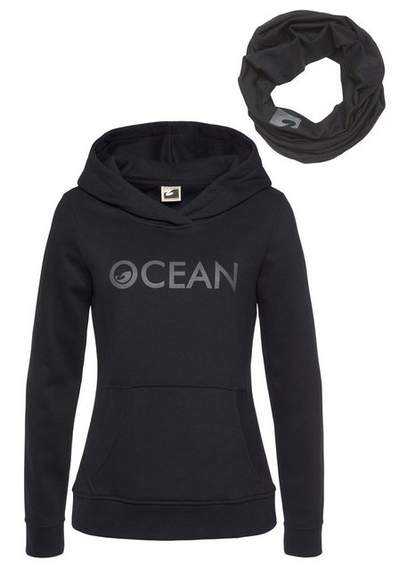 Bild von Ocean Sportswear Kapuzensweatshirt mit Multifunktionaler Tube Schal (Set, 2-tlg) basic geschnittene Passform, aus Baumwollmischung, mit Kängurutasche