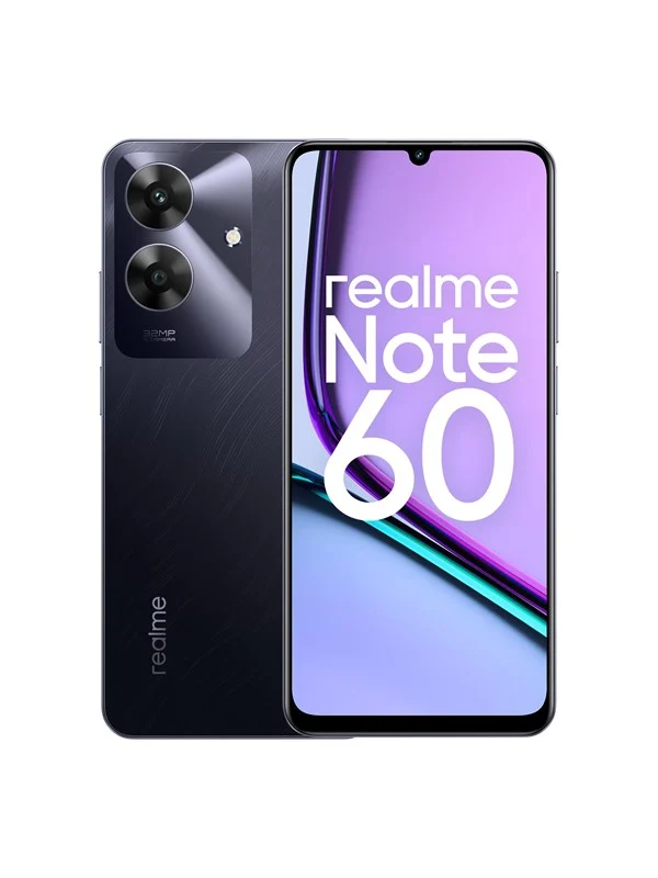Bild von realme NOTE 60 128GB 4GB RAM MARBLE BLACK ITALY (128 GB, Marble Black, 6.74", Dual SIM, 32 Mpx, 4G), Smartphone, Schwarz