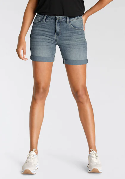Bild von Arizona Jeansshorts »Ultra-Stretch«, extra eng geschnitten, krempelbare Beinabschlüsse