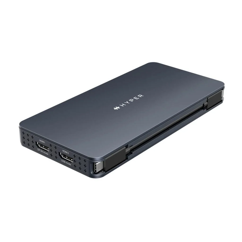 Bild von Targus USB-Verteiler HyperDrive Universal USB-C 10-in-1 Dual HDMI Docking Station